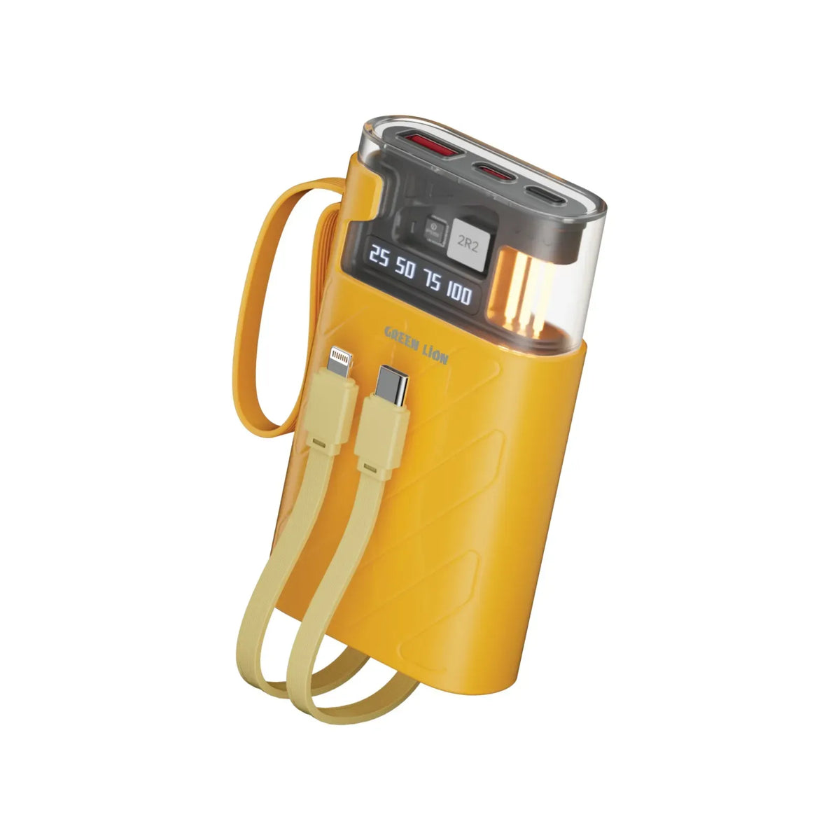 Green Lion Elixir Vault Power Bank 10000mAh PD 22 5w Yellow – image 2