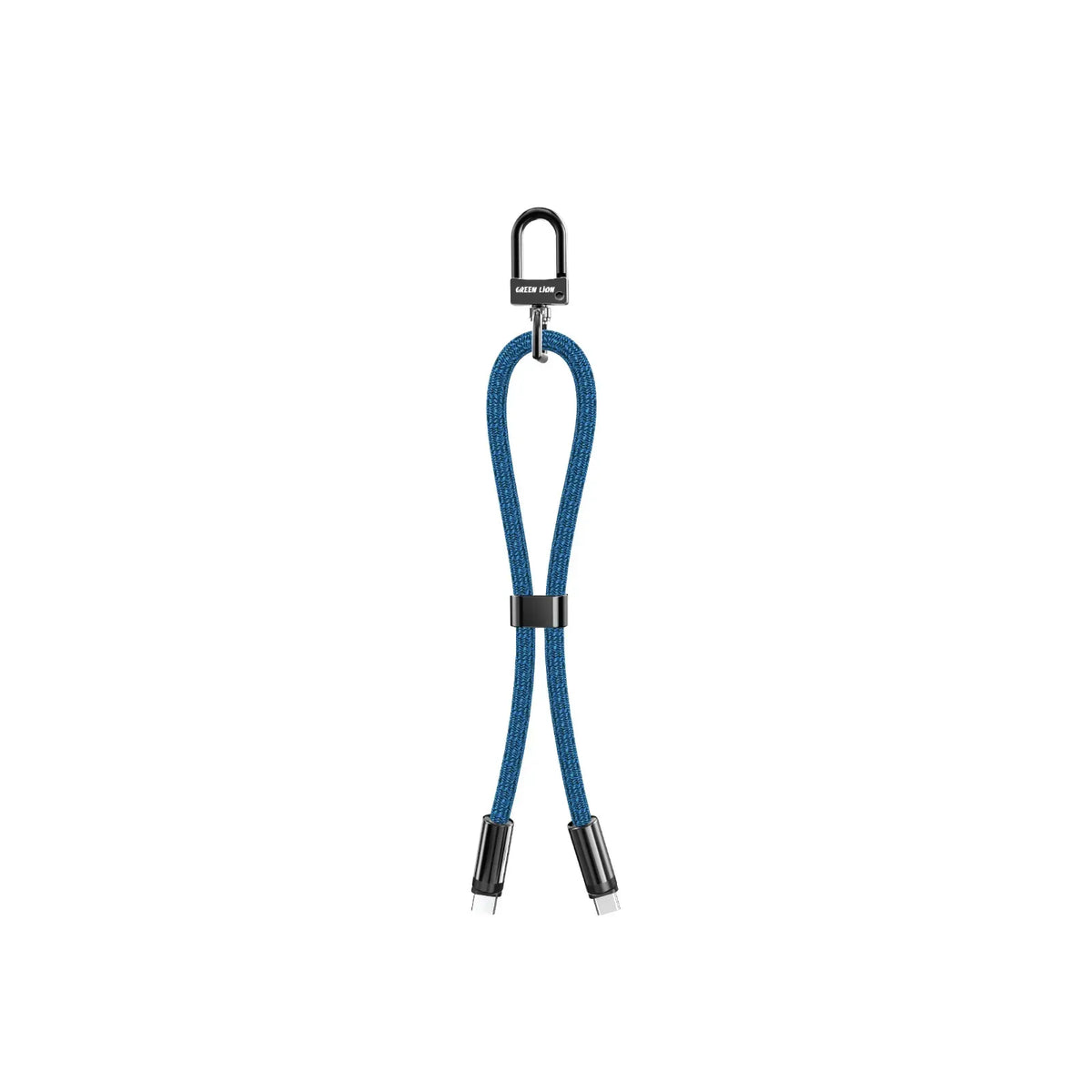 Green Lion Keychainlanyard USB-Cto USB-C 60 W - Blue