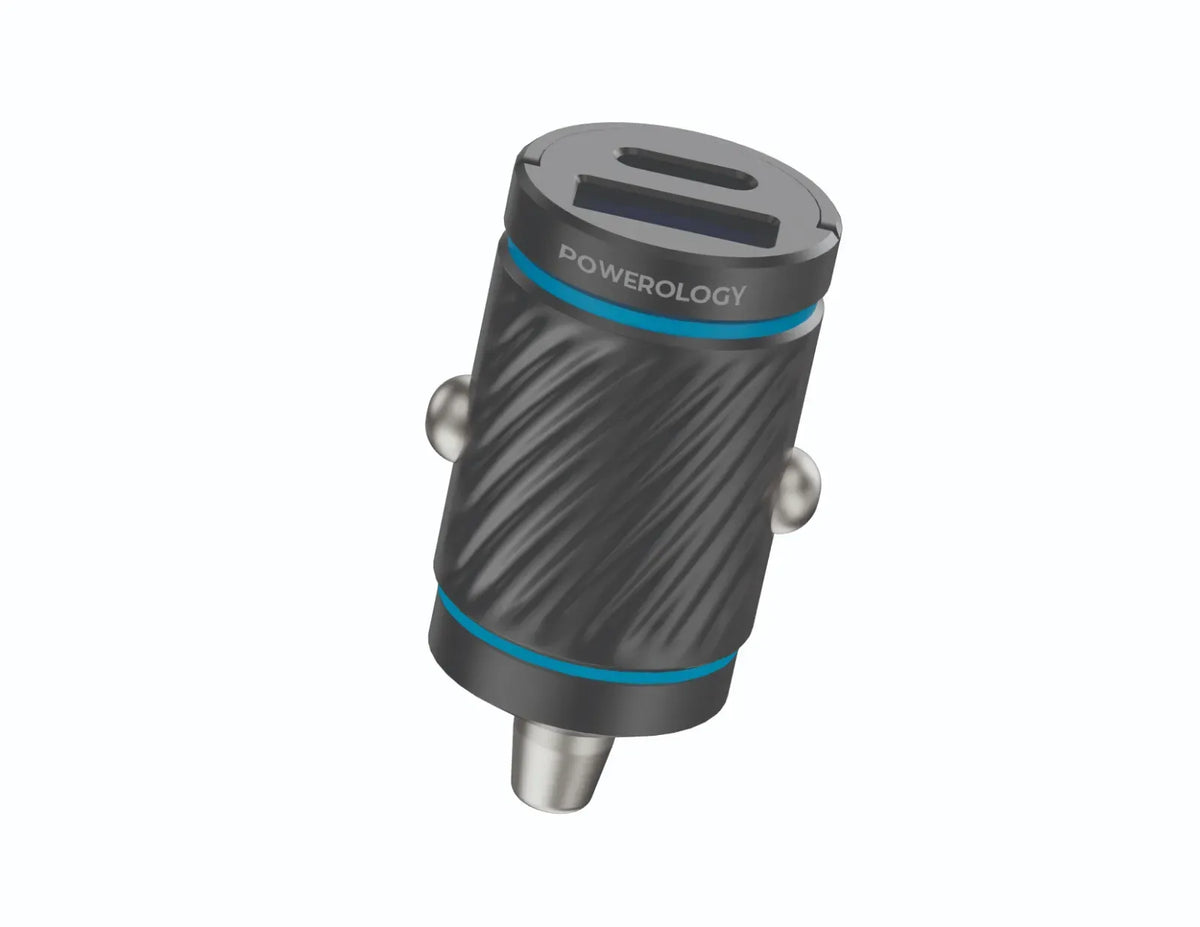 Powerology Pico Dual Port Car Charger Black – image 3