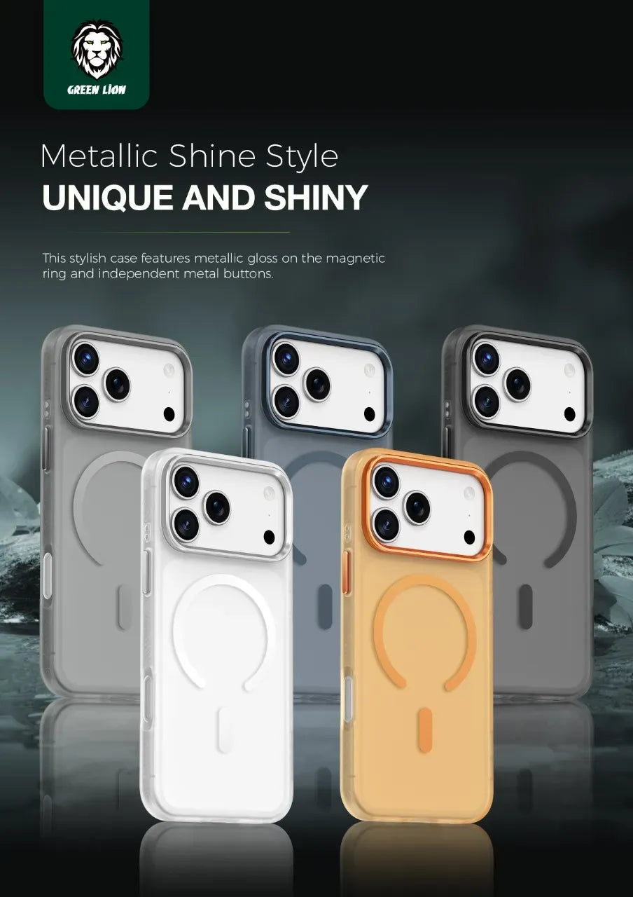 Green Lion Matte Mag Safe X Case - Orange Titanium – image 3