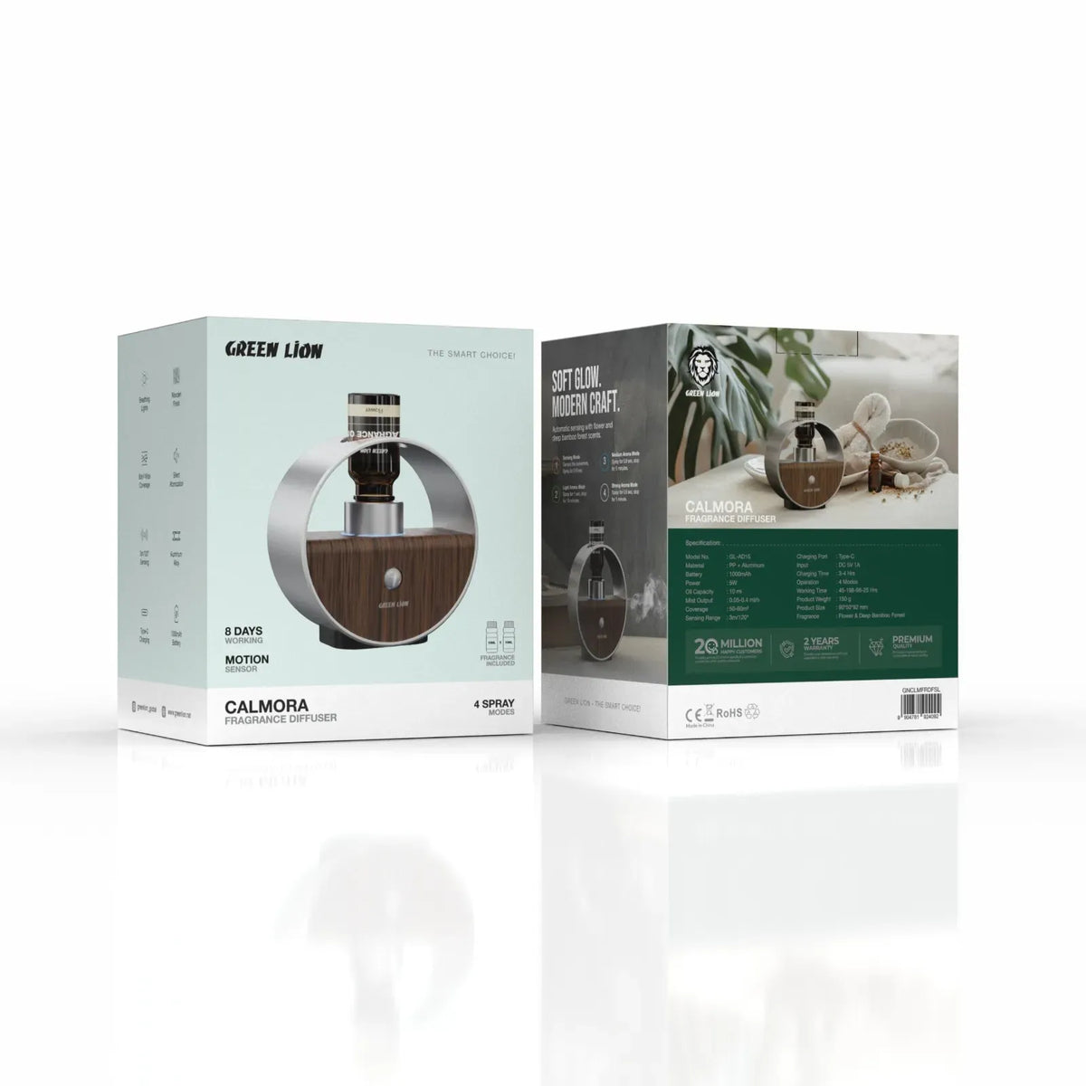Green Lion Calmora Fragrance Diffuser Silver – image 3