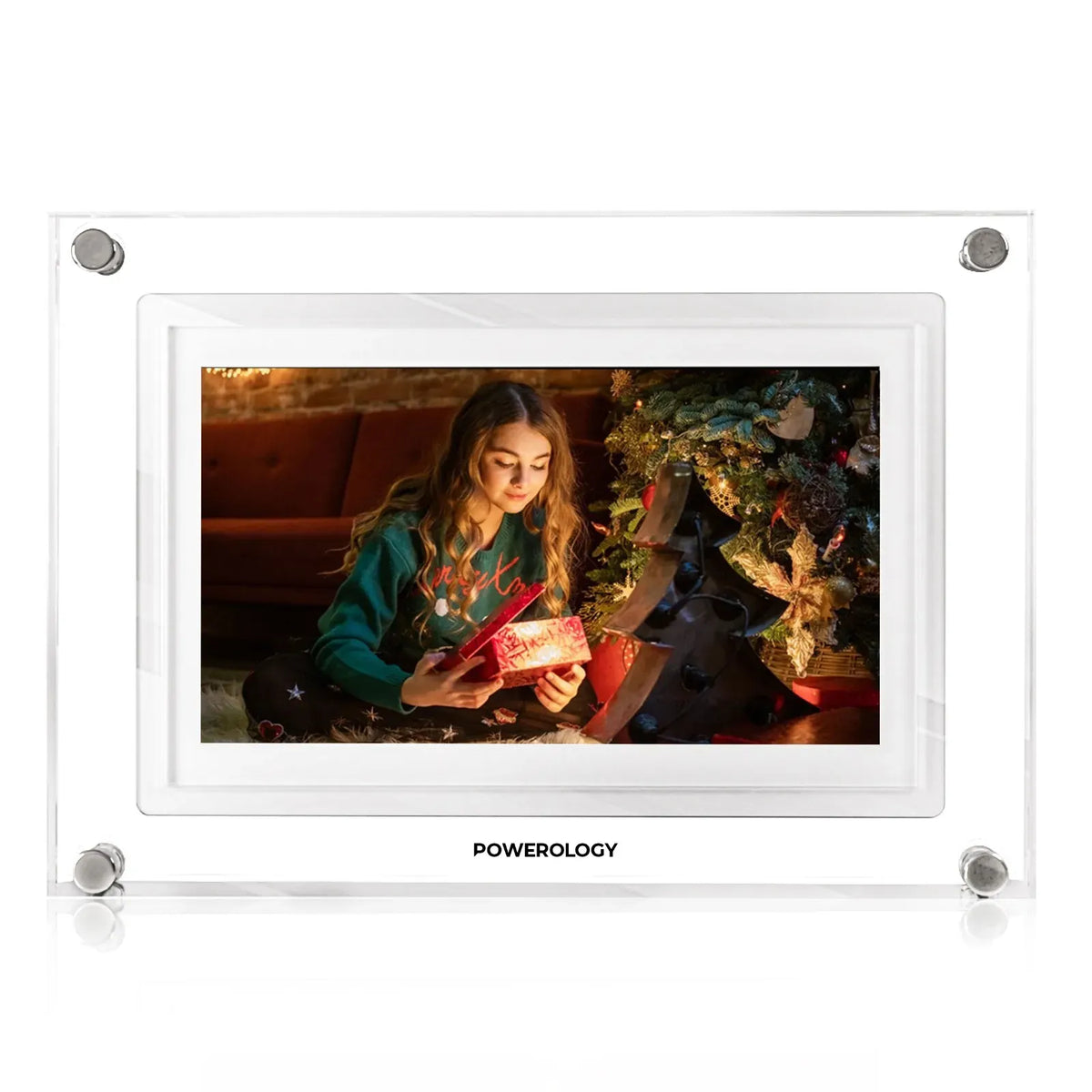 Powerology 7 Smart Frame Digital Photo Display White – image 2