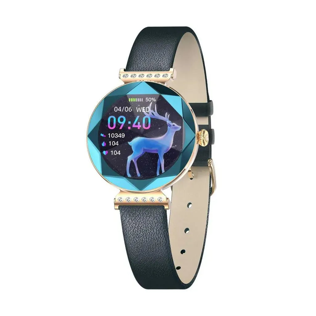 Green Lion Swarovski Smart Watch - Blue – image 4
