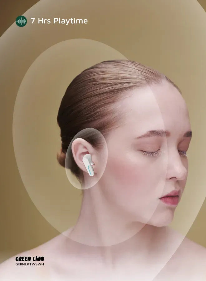 Green Lion Interlaken True Wireless Earbuds - White – image 14