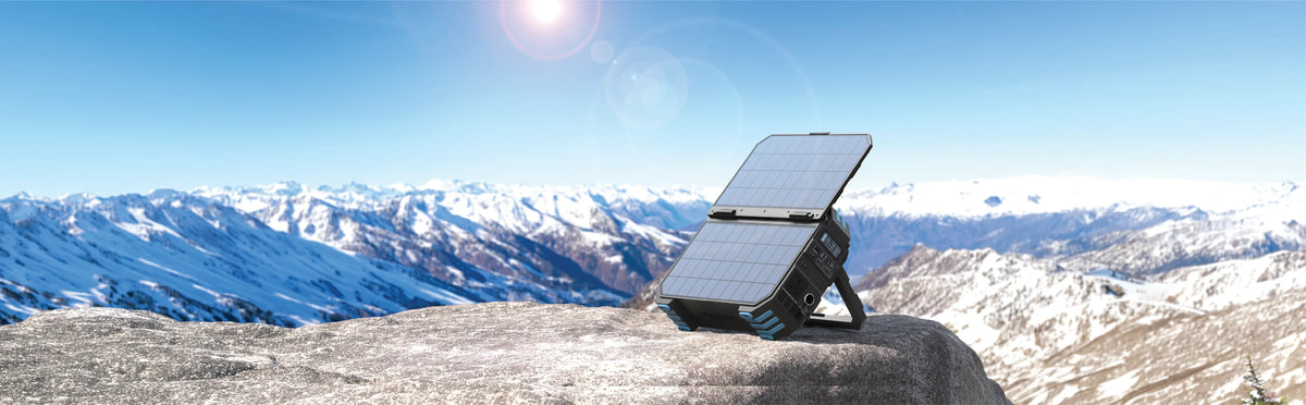 Powerology Helio 1600w Portable Solar Power Generator Black – image 9