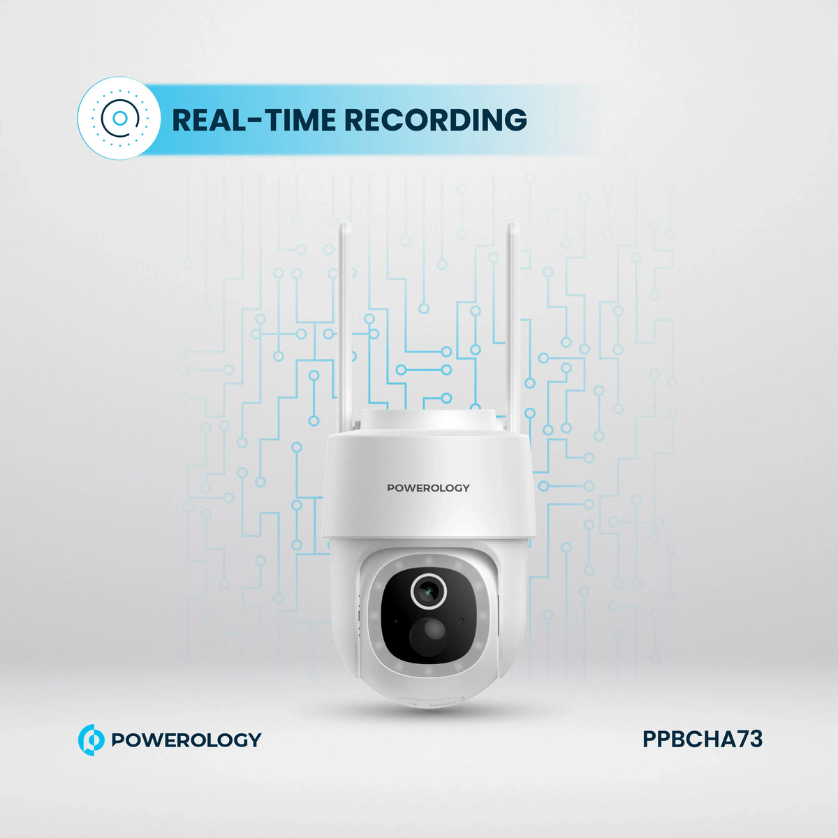 Powerolgoy Built in Solar Pan Tilt Outdoor Camera White – image 19