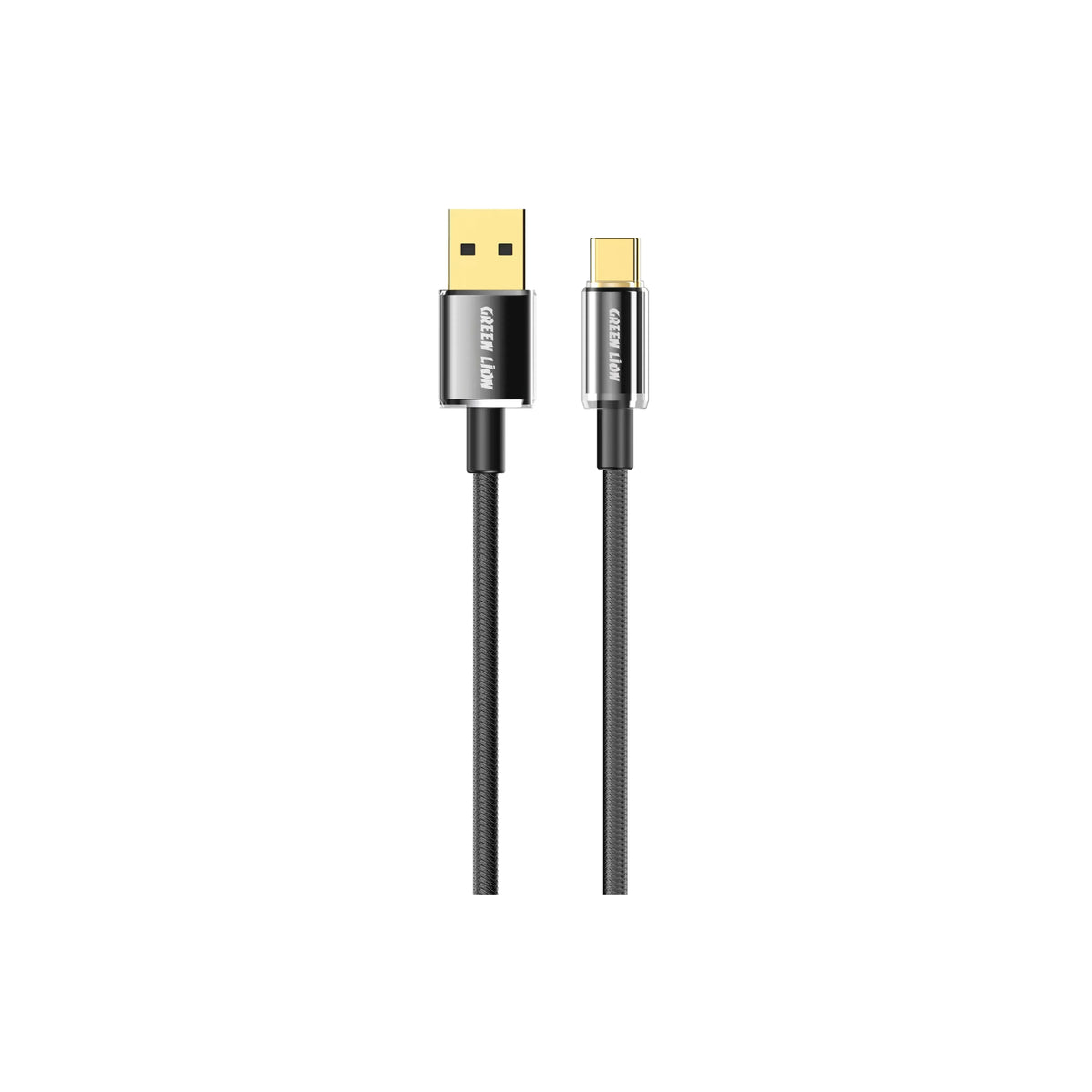 Green Lion USB A to USB C Tough Cable 1m Black – image 3