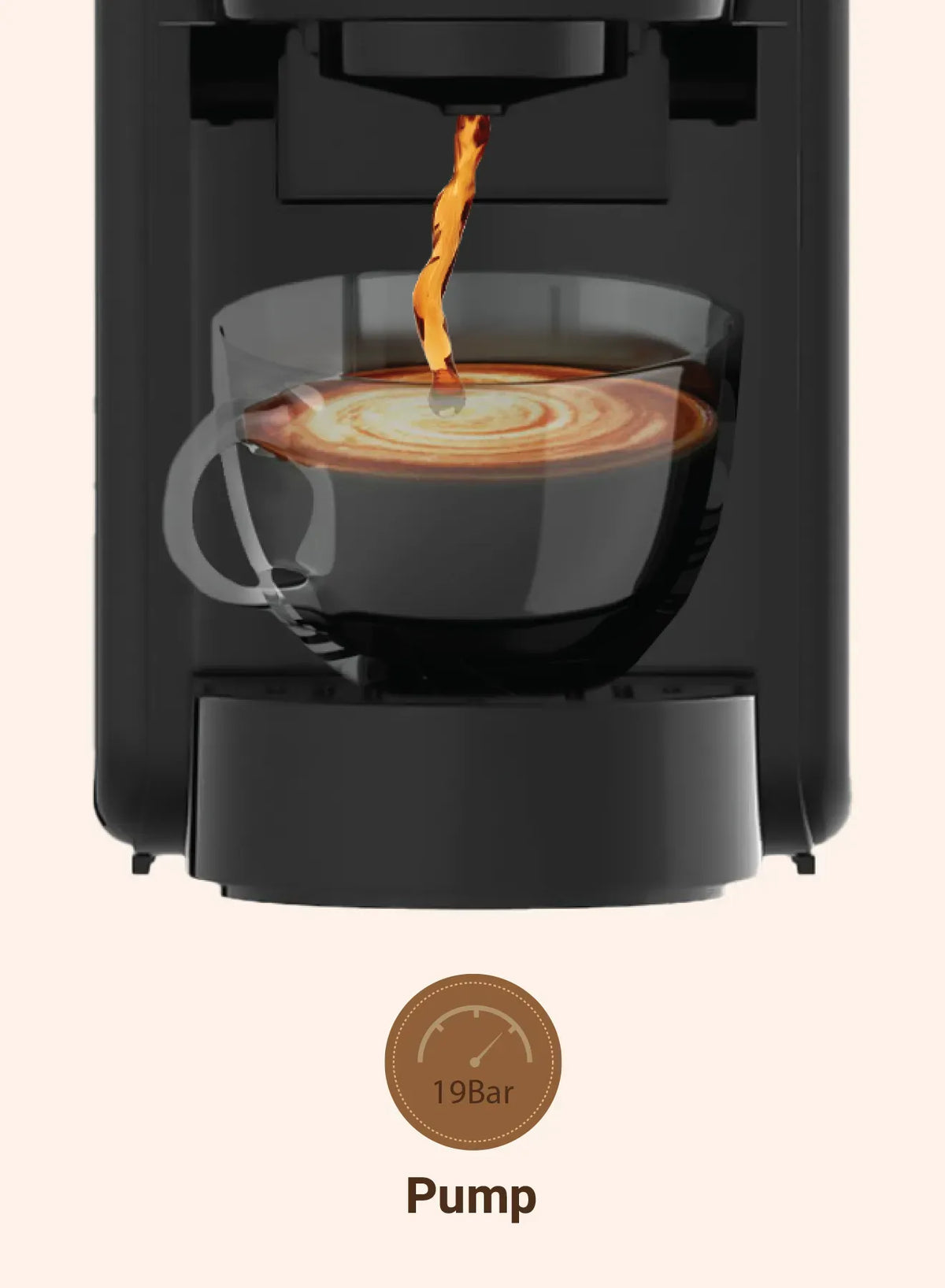 LePresso Lieto Multi-Capsule Coffee Machine - Black – image 3