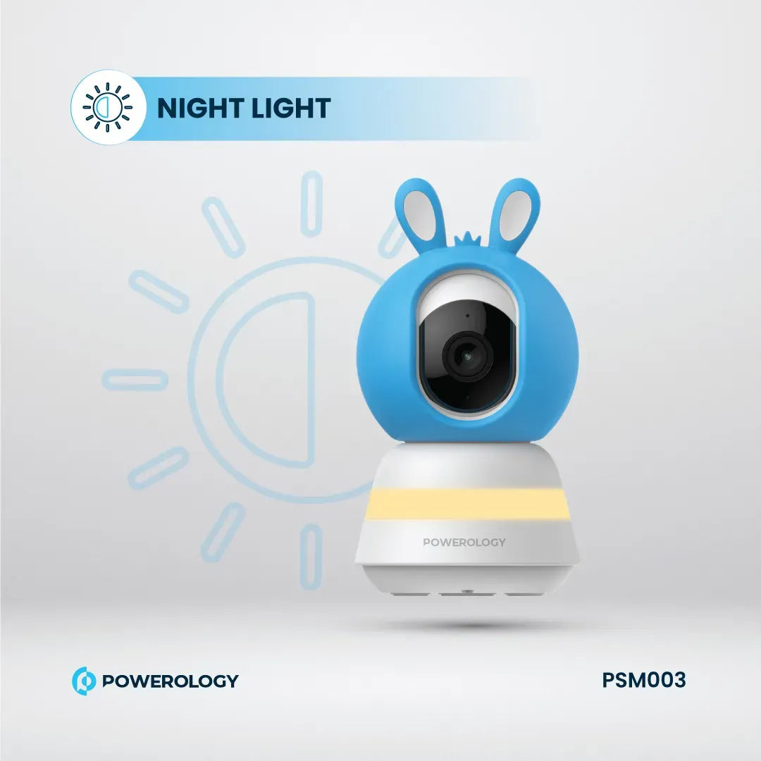 Powerology Monitor App Baby Camera Blue Pink – image 2