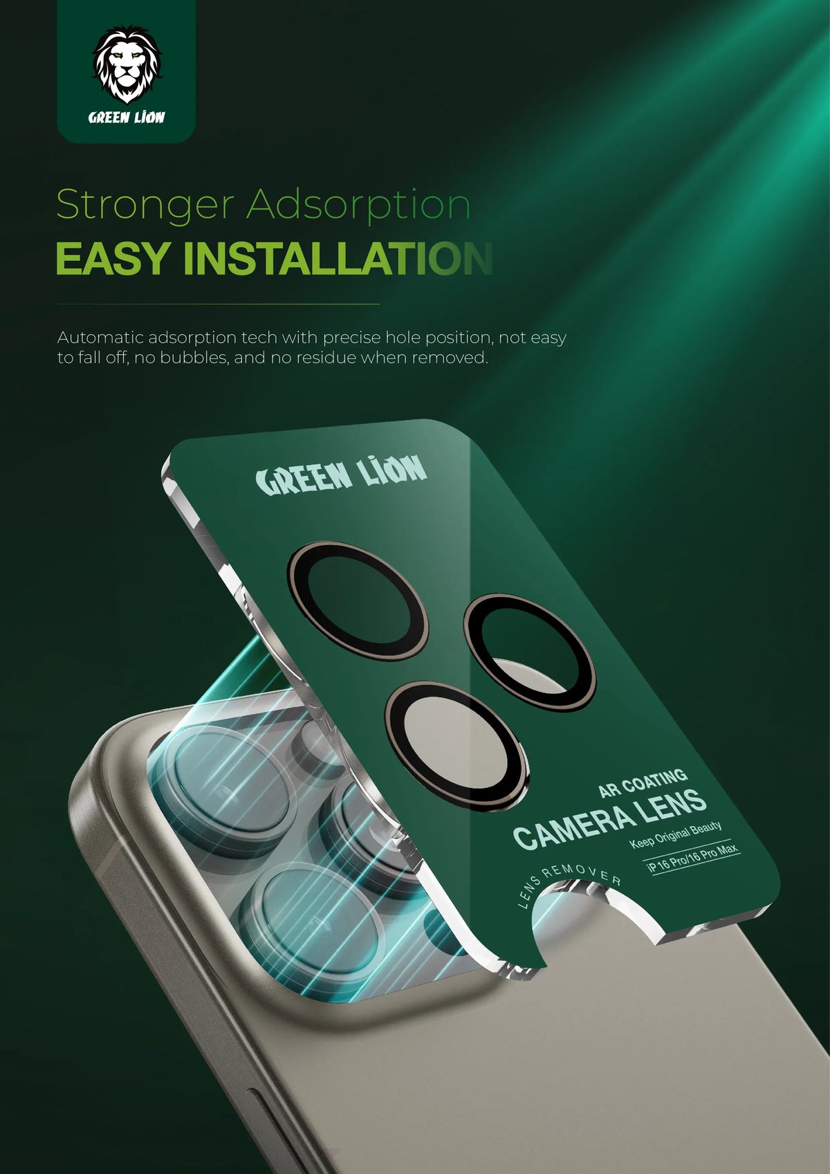 Green Lion Classic Camera Lens - Desert Titanium – image 7