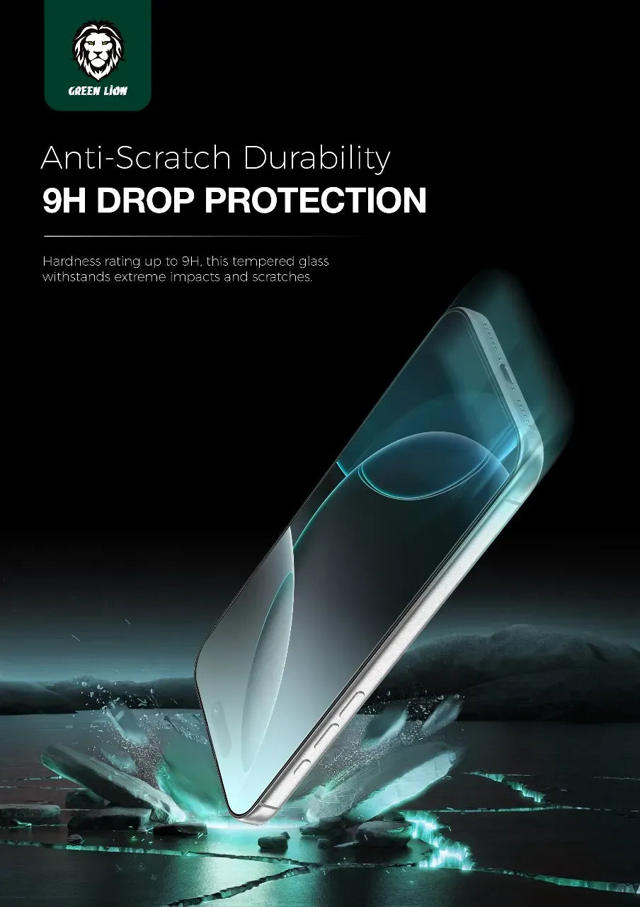 Green Lion 3 DSilicone Plus Screen Protector - Black Edge/Clear