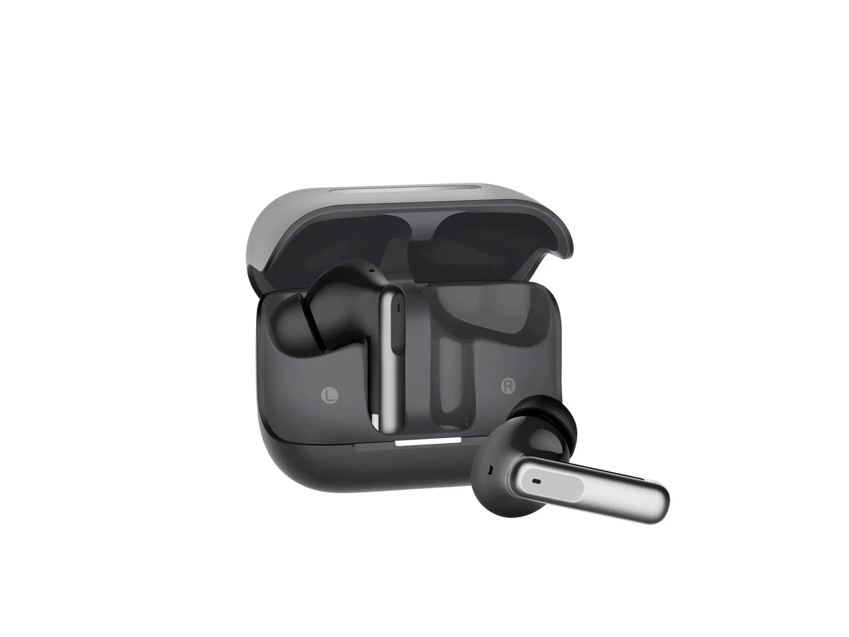 Powerology 6 Mic Hybrid ANC + ENCTrue Wireless Buds - Black – image 2