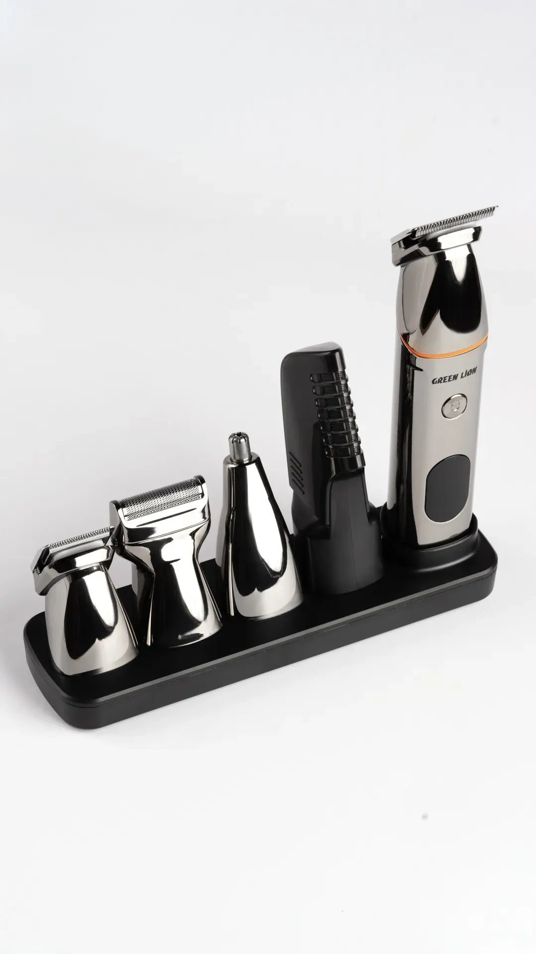 Green Lion 5 in 1 Multi Function Hair Clipper Set 600mAh Black – image 3