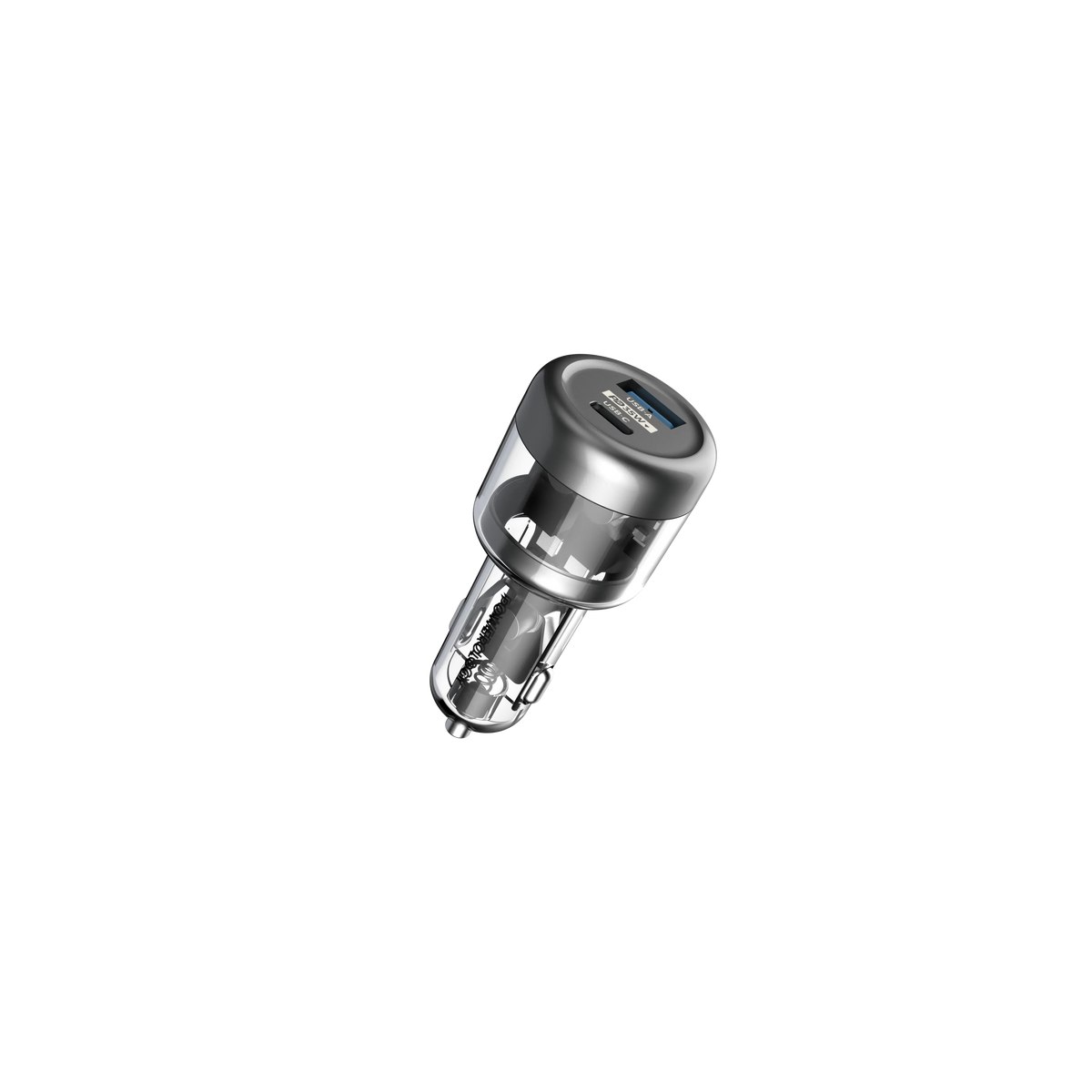 Powerology 35w Transparent Car Charger A C Port Version – image 11