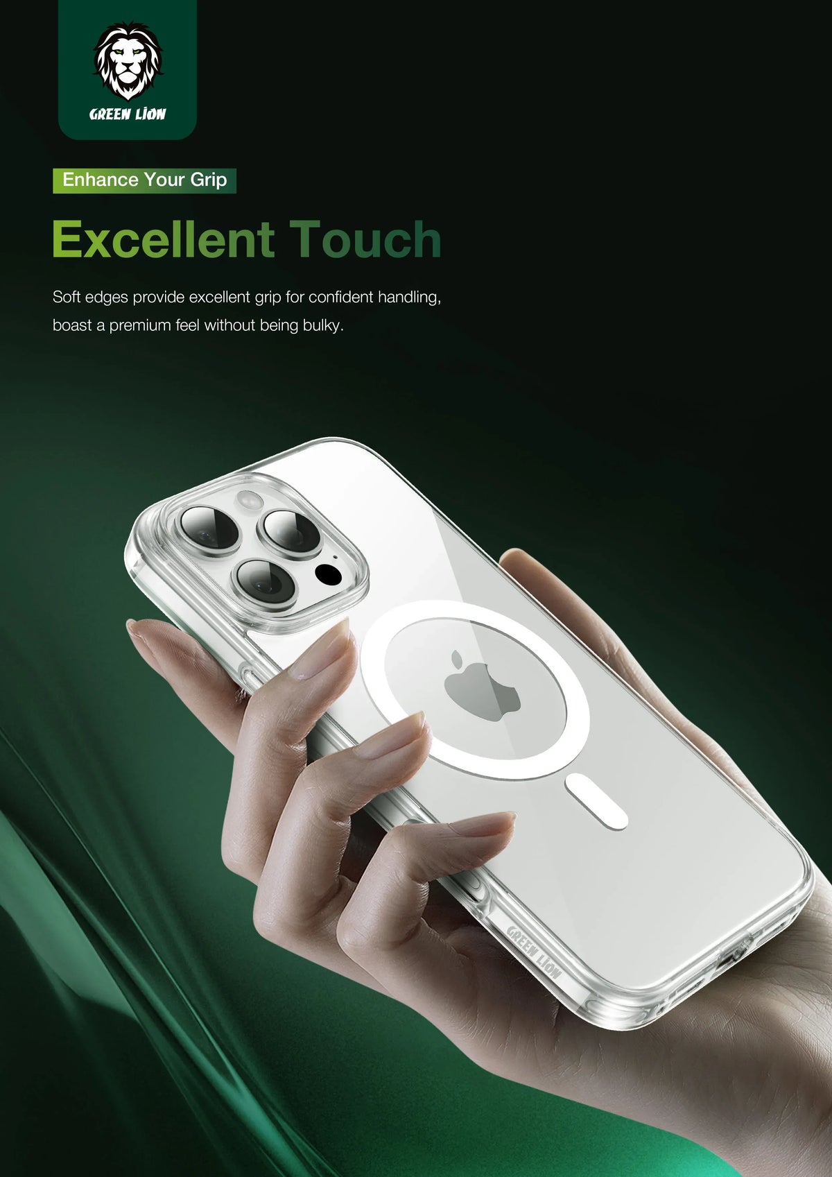 Green Lion Mag Safe Crystal Clear – image 6