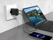 Green Lion Ultra Compact Ga NWall Charger PD+QC 65 W - Black