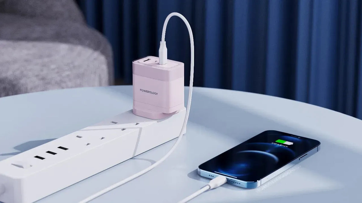 Powerology Lunex Series Fast Charging Adapter PD 65 W - Pink – image 7