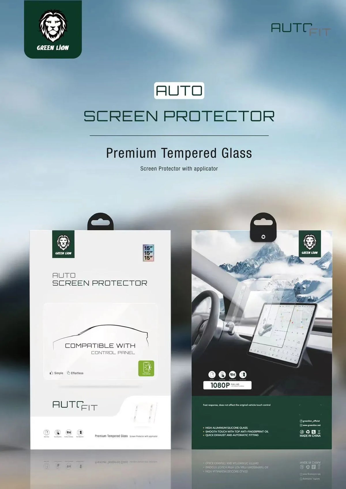 Green Lion Auto Screen Protector With Applicator - Clear – image 11