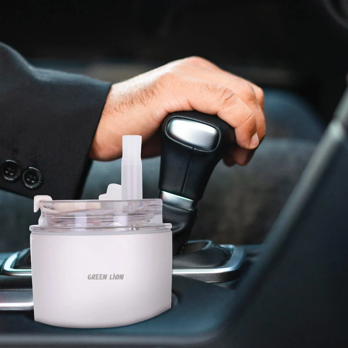 Green Lion Vacuum Travel Mug Lite 280 ML - White – image 3