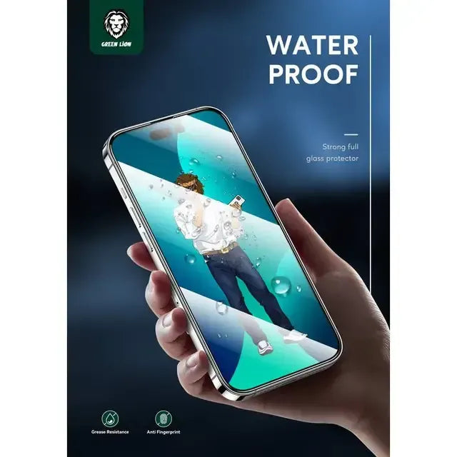 Green Lion 9 HSteve HD Screen Protector - Black Edge/Clear – image 4