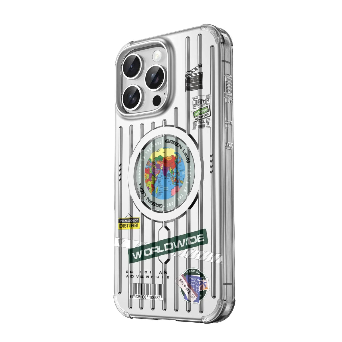 Green Lion Globe MagSafe Case - Silver – image 3