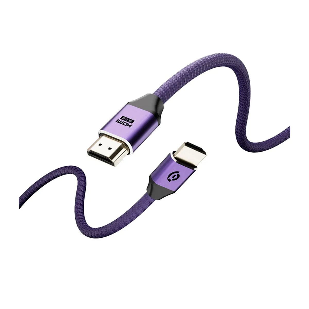 Powerology 8 KHDMI Braided Cable 3 M - Purple