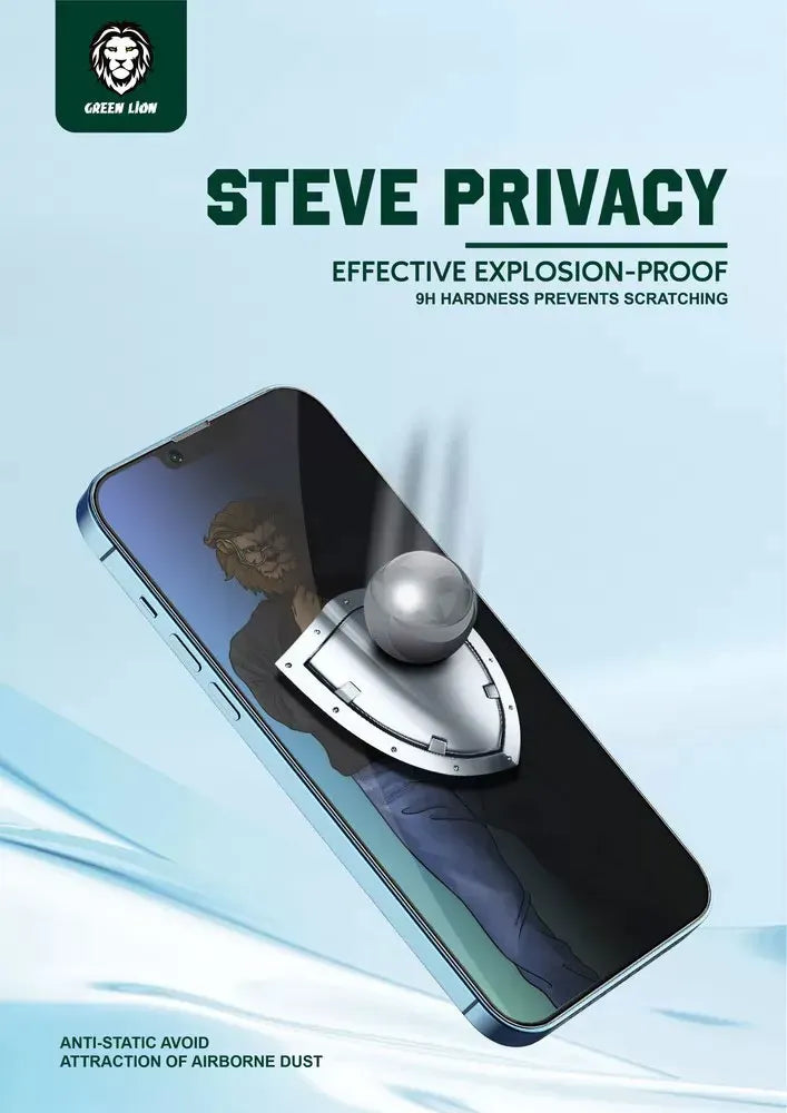 Green Lion 9 HSteve Privacy Screen Protector - Black Edge/Privacy – image 3
