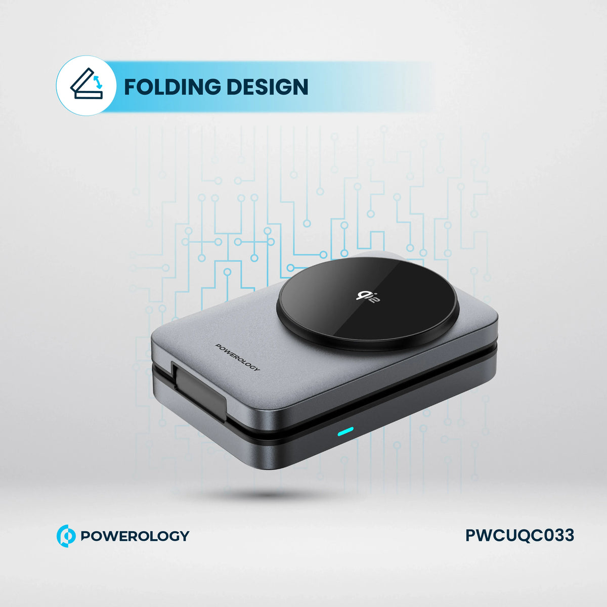 Powerology Qi2 Fast Charging Multi Device Hub Black – image 15