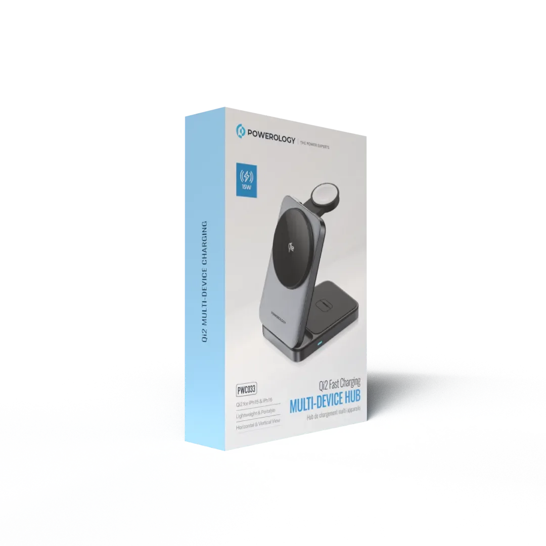 Powerology Qi2 Fast Charging Multi Device Hub Black – image 7