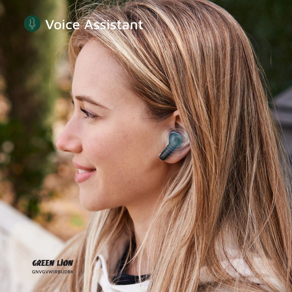 Green Lion Vancouver Wireless Earbuds - Black – image 11