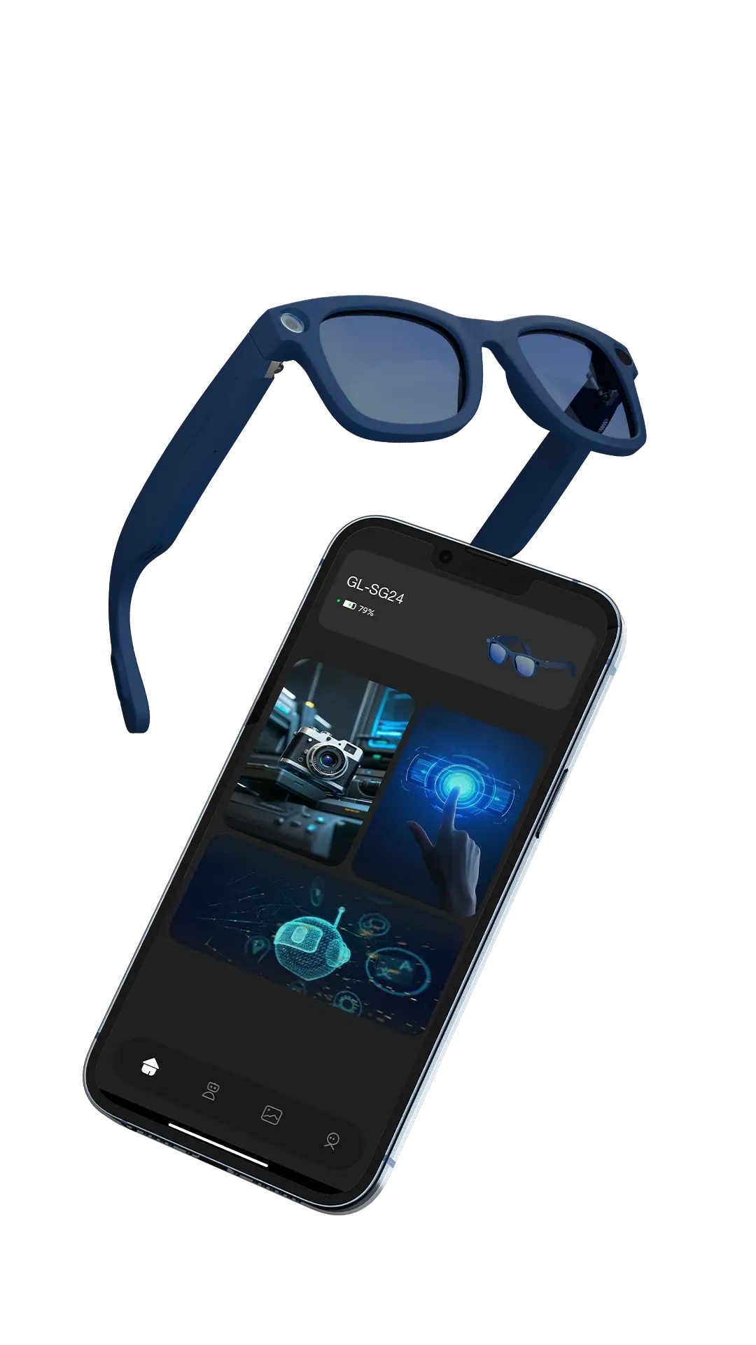 Green Lion Rayna AISmart Glasses - Blue – image 2