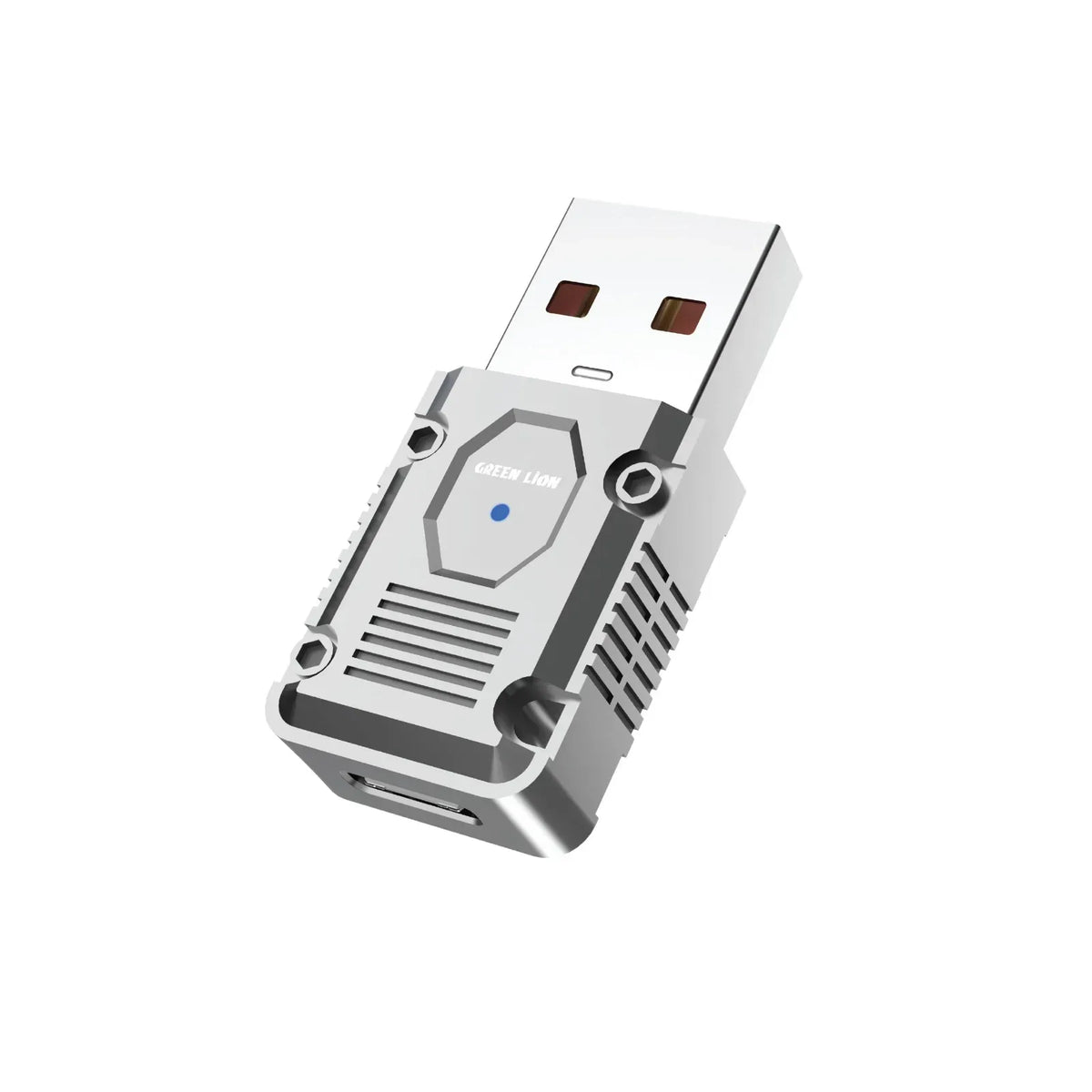 Green Lion Otg Adapter USB A to USB C 120w Silver – image 3