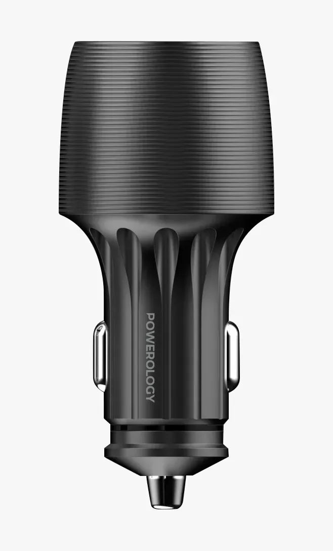 Powerology Velox 66w Dual Port Car Charger Black – image 6