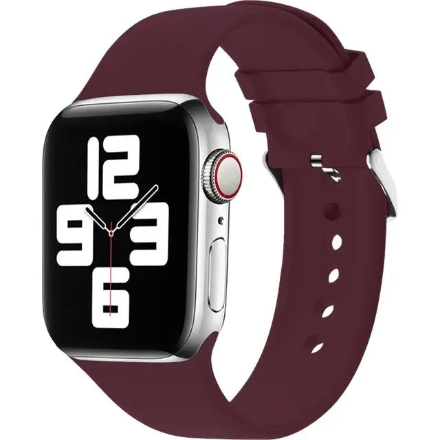 Green Lion Silicone Band with Buckle - RedWine – image 3