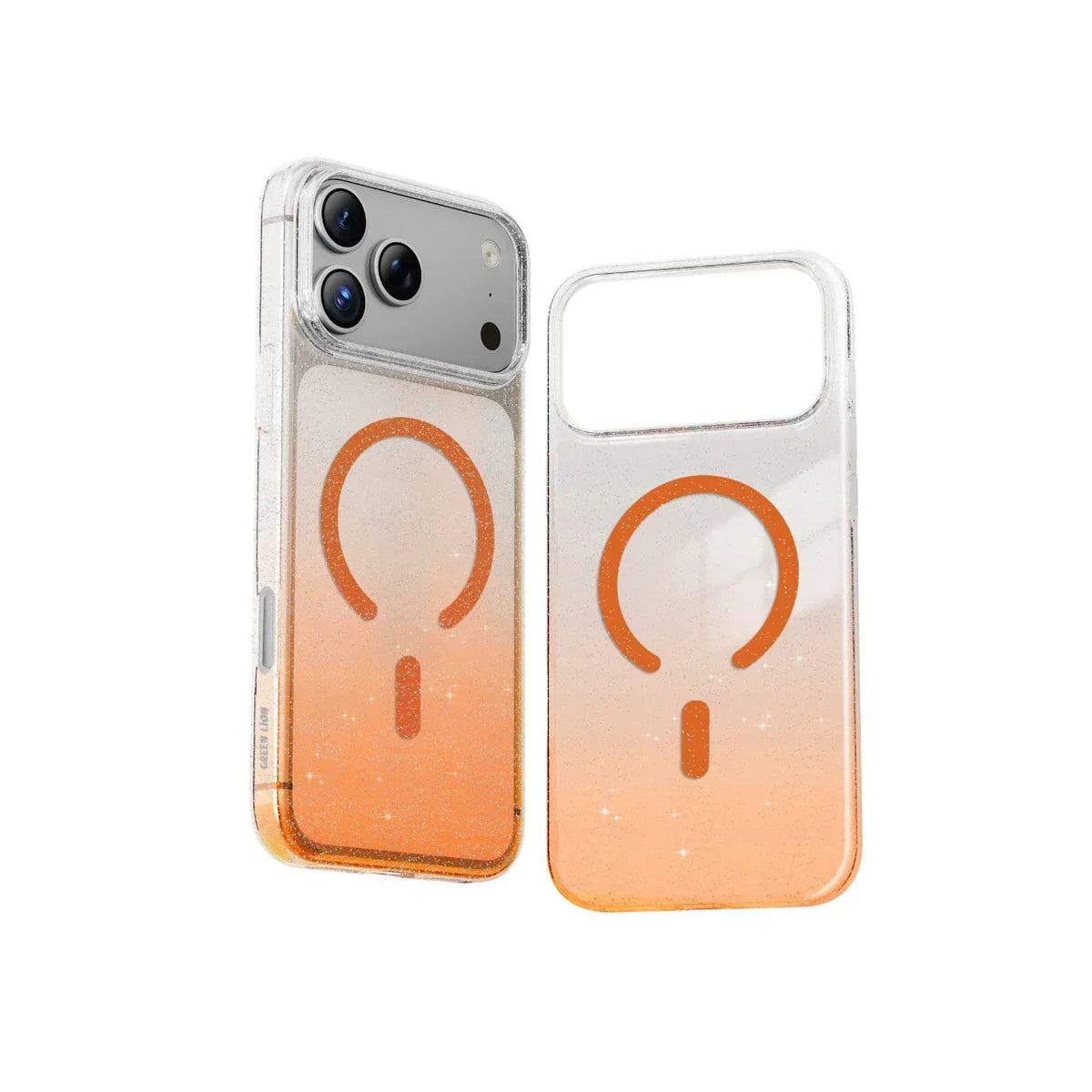 Green Lion Glitter MagSafe Case - Orange – image 4