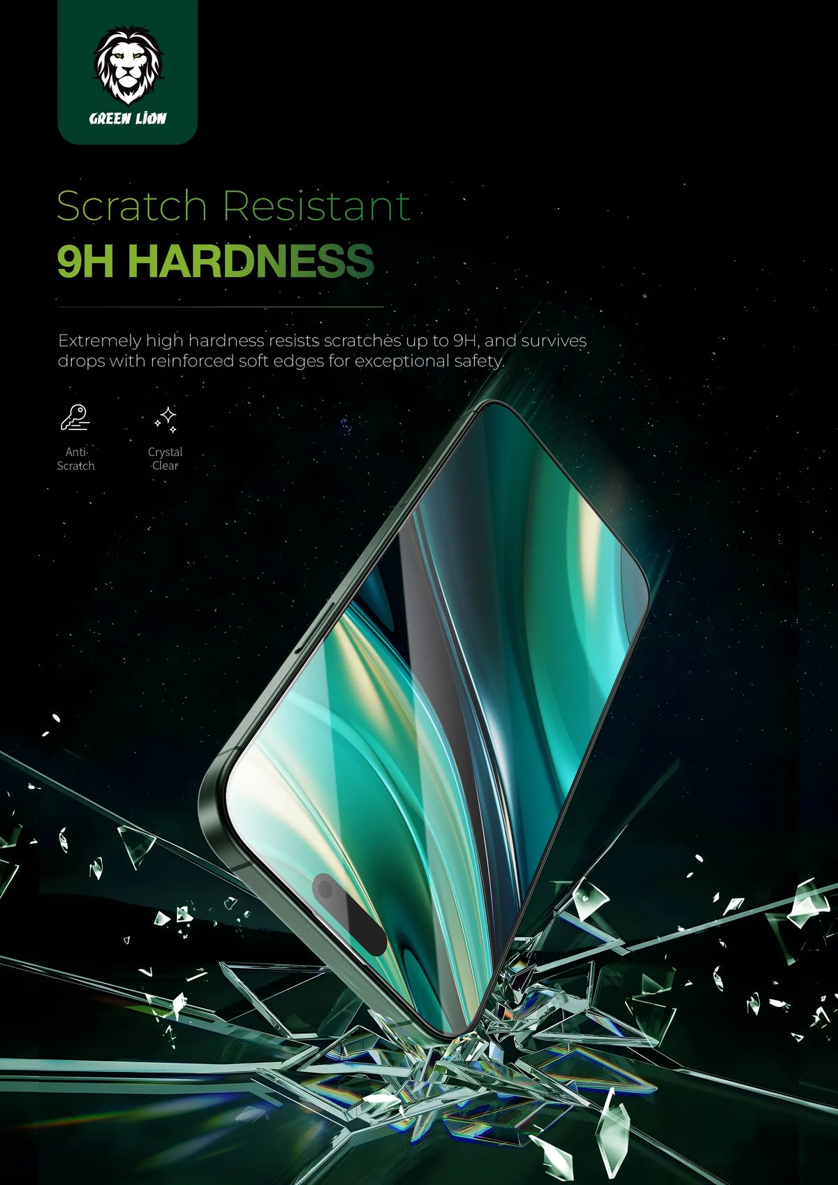 Green Lion Diego Pet HD Screen Protector - Clear – image 12