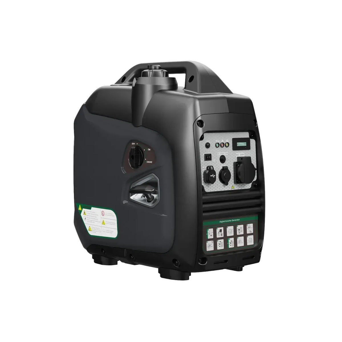 Green Lion Gasoline Inverter Generator GTR 120 - Black – image 2