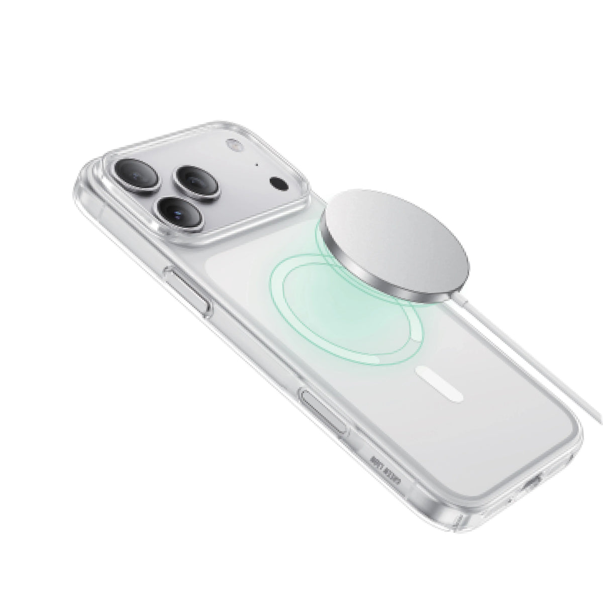 Green Lion Mag Safe Delgado Case - Clear