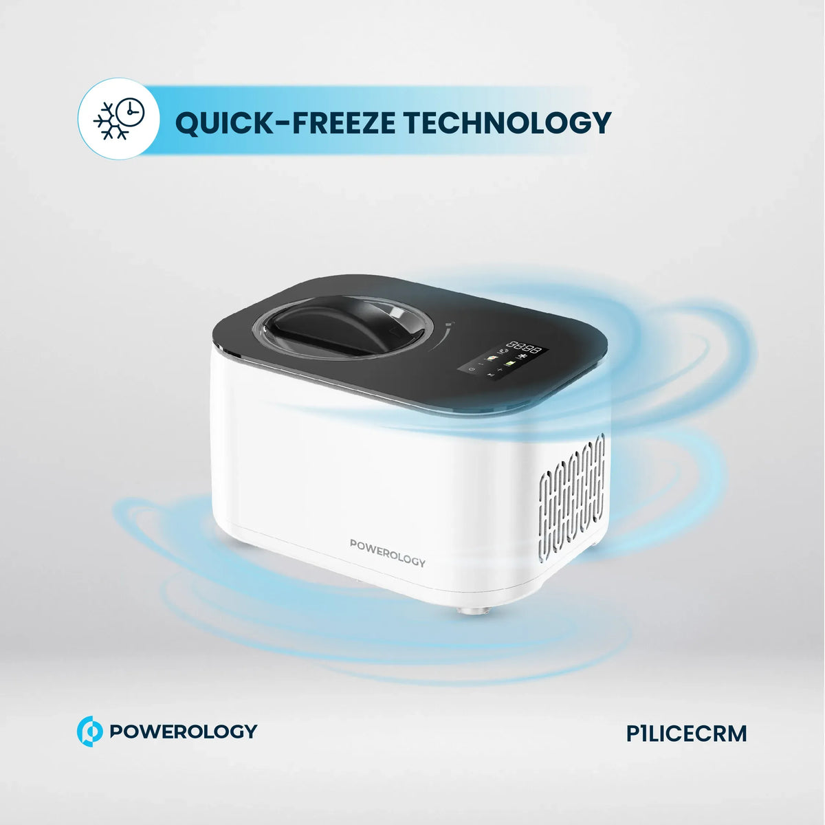Powerology Ice Cream Frozen Yogurt Machine White – image 12
