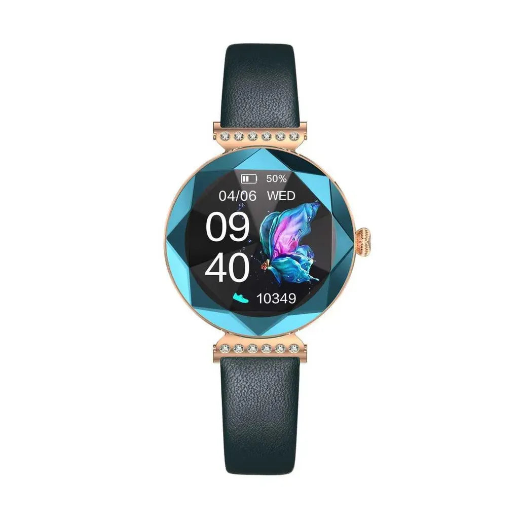 Green Lion Swarovski Smart Watch - Blue – image 5