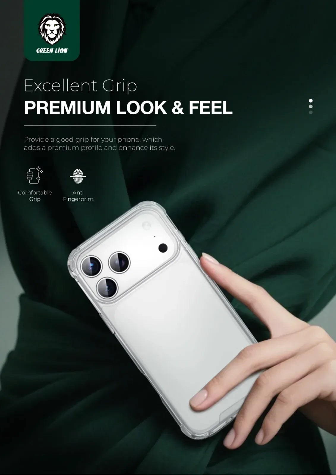 Green Lion Anti-Shock Case - Clear – image 12