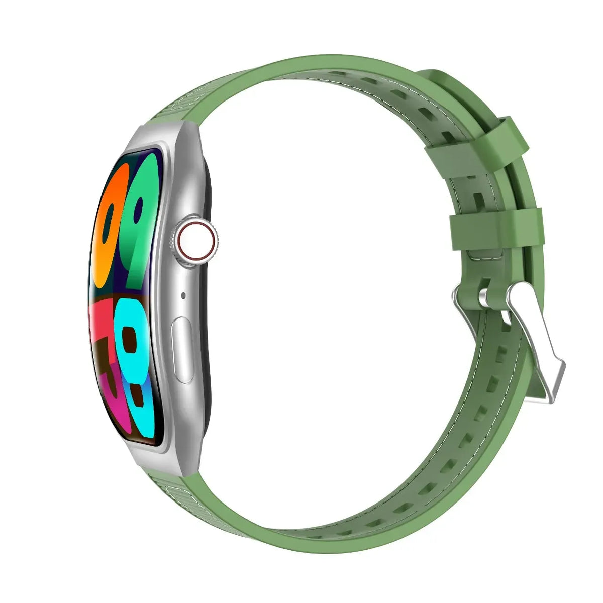 Green Lion Ridge Smart Watch - Silver&Green – image 3