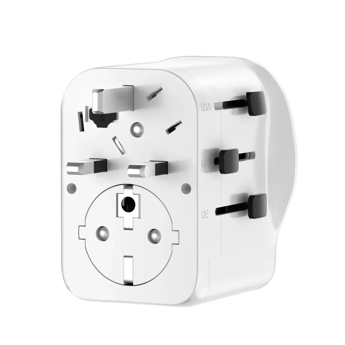 Powerology Universal Travel Adapter 2300w White – image 5