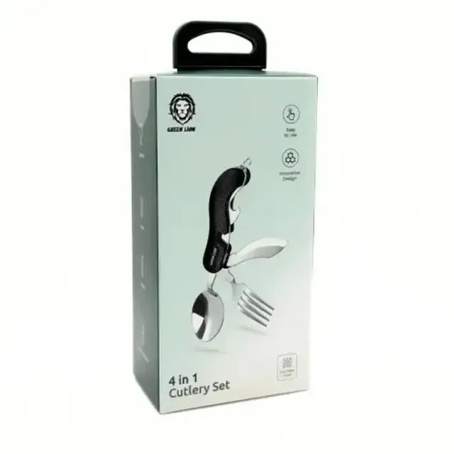 Green Lion 4 in 1 Cutlery Set Black – image 6