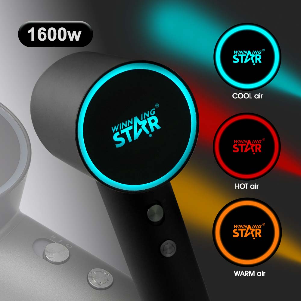استشوار شعر وينينج ستار 1600 واط Winning Star High Speed Hair Dryer
